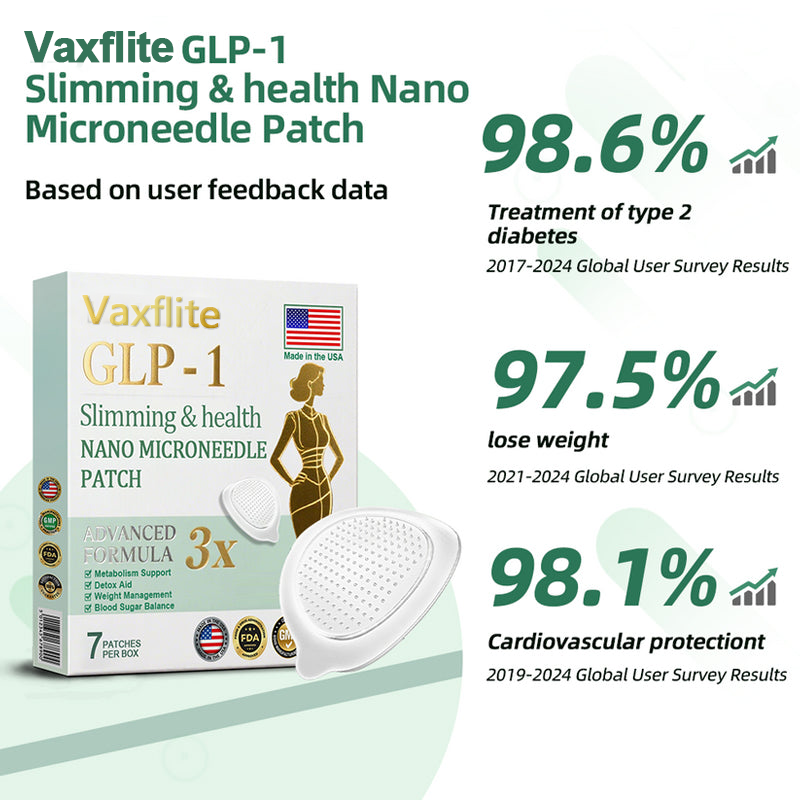 【Last Day Promotion 89% OFF🔥】Vaxflite™ NIDDK-Tirzepatide Slimming & health NANO MICRONEEDLE PATCH🇺🇸👨⚕️(Zero Pain, 24/7 Release | Lose 20lbs FAST | 90% Sugar Drop | )