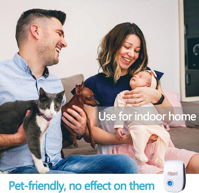 Last Day Deal đ„ QIAWIâą Ultrasonic Pest Repeller â Targets Roaches, Mice, Flies & More with 360° Coverage