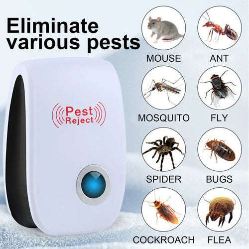 Last Day Deal đ„ QIAWIâą Ultrasonic Pest Repeller â Targets Roaches, Mice, Flies & More with 360° Coverage