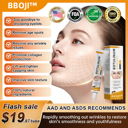 👨‍⚕️💐Made and Shipped from the USA✅ BBOJI™ Botulinum Bienengift Wrinkle Removal Cream-Last Day Promotion 70% OFF（🎇）