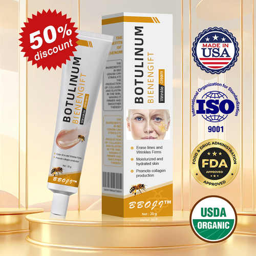 👨‍⚕️💐Made and Shipped from the USA✅ BBOJI™ Botulinum Bienengift Wrinkle Removal Cream-Last Day Promotion 70% OFF（🎇）