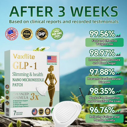 【Last Day Promotion 89% OFF🔥】Vaxflite™ NIDDK-Tirzepatide Slimming & health NANO MICRONEEDLE PATCH🇺🇸👨‍⚕️（Zero Pain, 24/7 Release | Lose 20lbs FAST | 90% Sugar Drop | ）