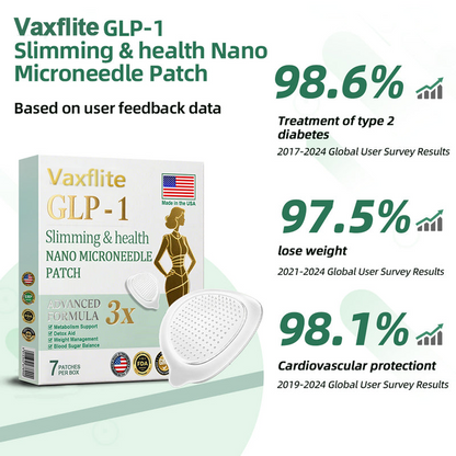 【Last Day Promotion 89% OFF🔥】Vaxflite™ NIDDK-Tirzepatide Slimming & health NANO MICRONEEDLE PATCH🇺🇸👨‍⚕️（Zero Pain, 24/7 Release | Lose 20lbs FAST | 90% Sugar Drop | ）