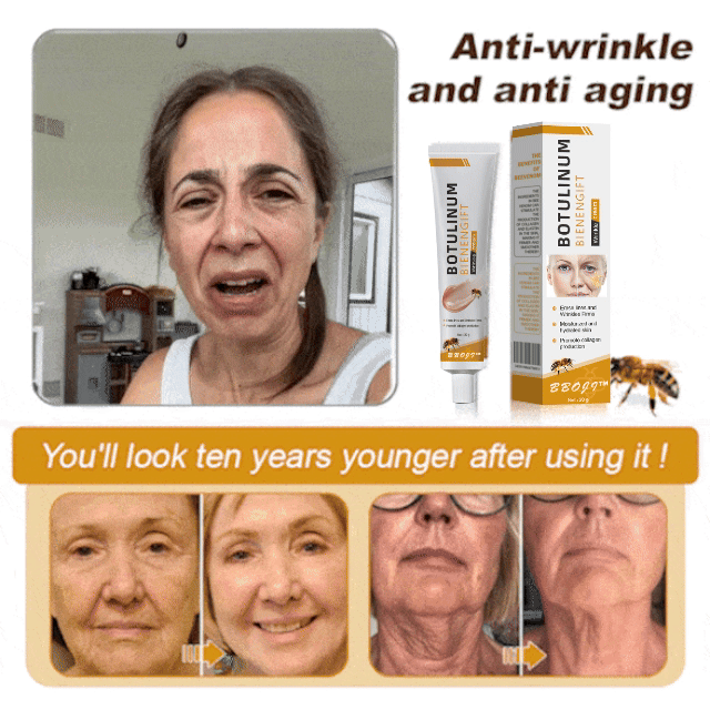 👨‍⚕️💐Made and Shipped from the USA✅ BBOJI™ Botulinum Bienengift Wrinkle Removal Cream-Last Day Promotion 70% OFF（🎇）