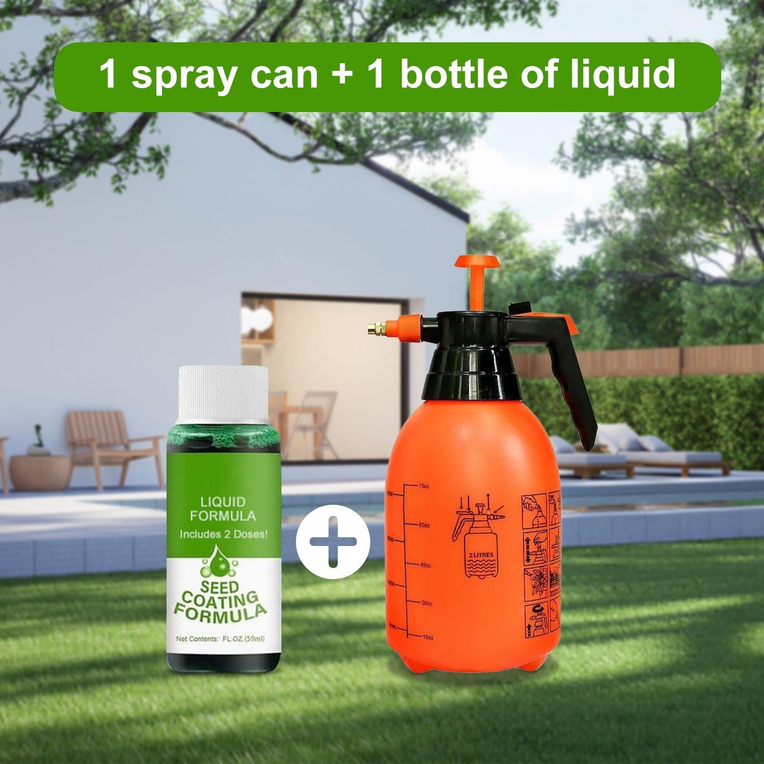 👍SPRAY POT + 1 LIQUIDS
