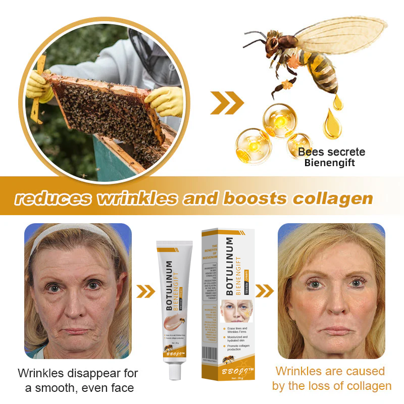 👨‍⚕️💐Made and Shipped from the USA✅ BBOJI™ Botulinum Bienengift Wrinkle Removal Cream-Last Day Promotion 70% OFF（🎇）