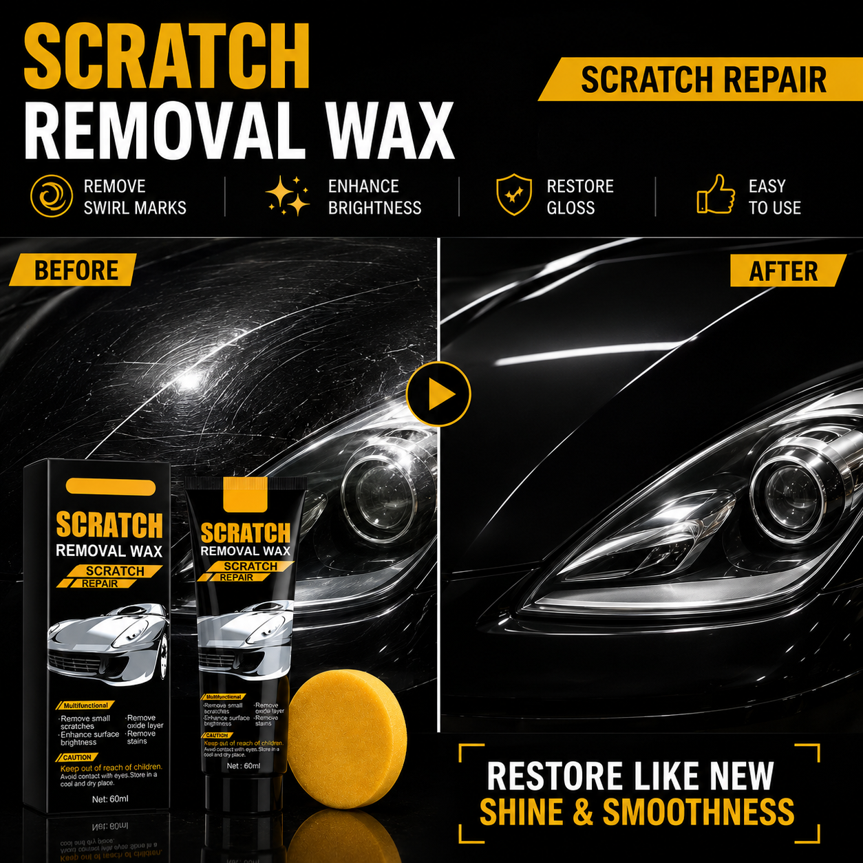 Calmglea Scratch & Swirl Gloss Revival Wax Kit