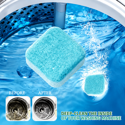 🔥 Powerful Washer Deep Cleaner Tablets – Eliminate Hidden Bacteria & Bad Smells Fast