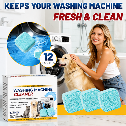 🔥 Powerful Washer Deep Cleaner Tablets – Eliminate Hidden Bacteria & Bad Smells Fast
