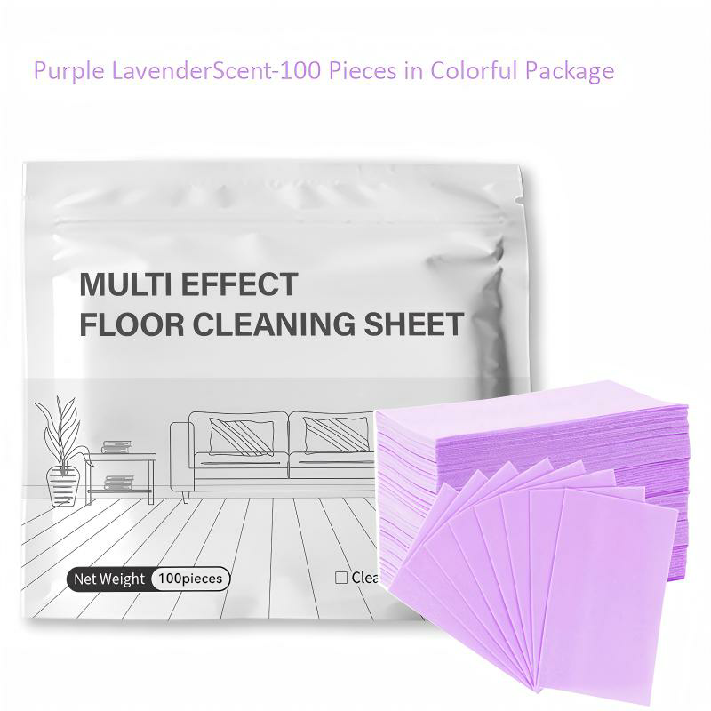 Multi-Effect Floor Cleaning Sheets – 100pcs, Safe for All Surfaces, Fresh Scent & Family-Friendly
