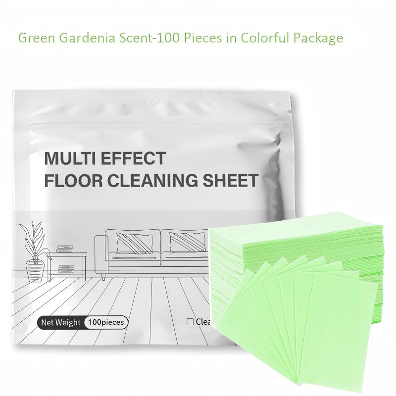 Multi-Effect Floor Cleaning Sheets – 100pcs, Safe for All Surfaces, Fresh Scent & Family-Friendly